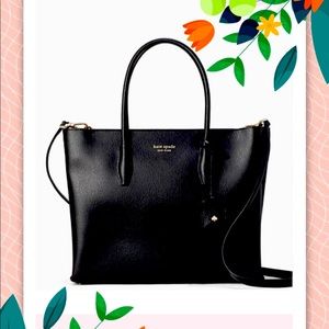 NWT Kate Spade Eva medium black handbag Satchel